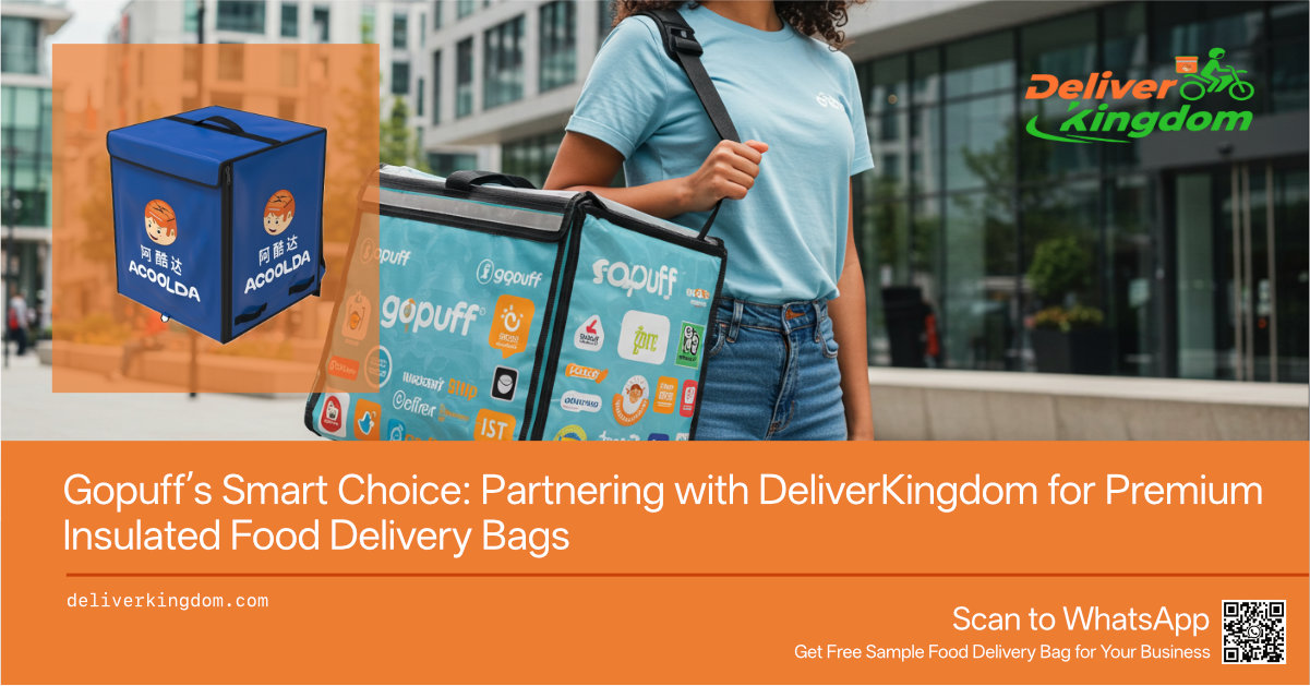 Gopuff’s Smart Choice: Partnering with DeliverKingdom for Premium Insulated Food Delivery Bags