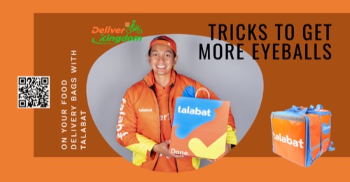 Tricks To Get More Eyeballs On Your Food Delivery Bags With Talabat